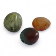 Natural stone nugget beads Agate 5-10mm Multicolour green orange